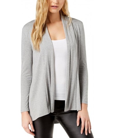 Women's Open Front Cardigan Light Heather Grey $29.60 Sweaters