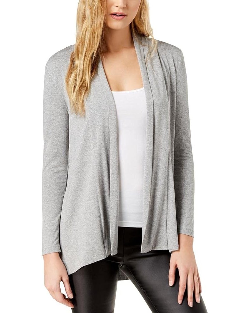 Women's Open Front Cardigan Light Heather Grey $29.60 Sweaters