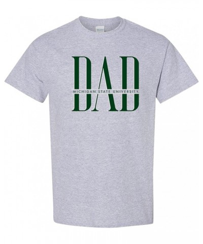 NCAA Classic Dad, Team Color T Shirt, College, University Michigan State Spartans Sport Grey $12.96 Others