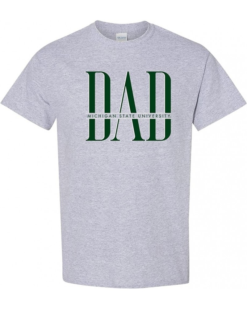 NCAA Classic Dad, Team Color T Shirt, College, University Michigan State Spartans Sport Grey $12.96 Others