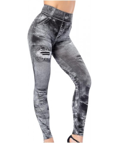 Workout Leggings for Women High Waisted Leggings for Women Ultra Soft Stretch Opaque Slim Yoga Leggings Plus Size Gray $3.52 ...