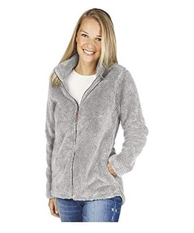 Women's Newport Full Zip Fleece Jacket Grey $10.19 Jackets