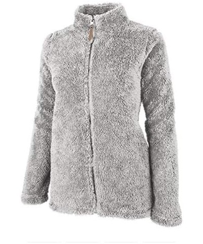 Women's Newport Full Zip Fleece Jacket Grey $10.19 Jackets