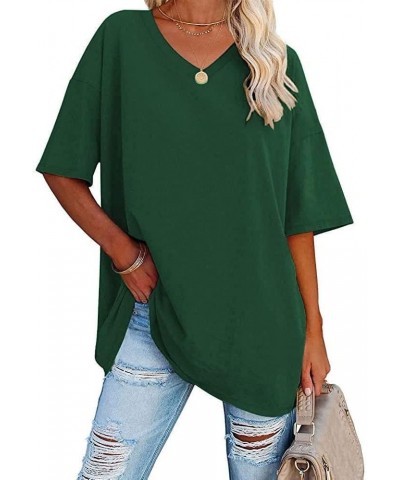 Resort Wear for Women 2024 Womens Summer Short Sleeve Tops Trendy Ladies Blouses Going Out Shirts Vacation Outfits B-green $6...