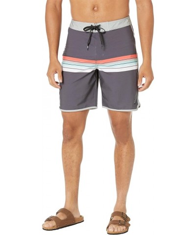 Men's Standard Mirage Surf Revival Stretch Board Shorts Charcoal Navy $23.13 Shorts