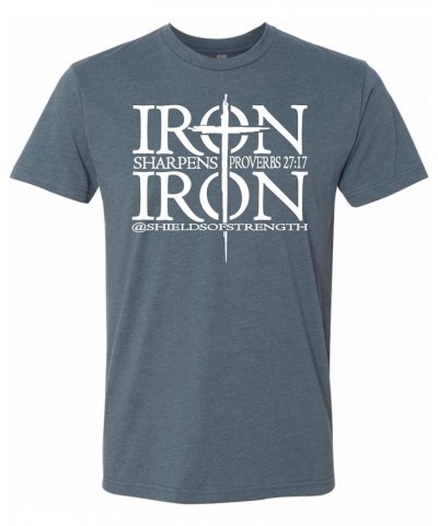 Iron Sharpens Iron Short Sleeve T-Shirt - Proverbs 27:17 Expresso $13.20 Tops