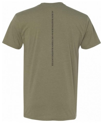 Iron Sharpens Iron Short Sleeve T-Shirt - Proverbs 27:17 Expresso $13.20 Tops