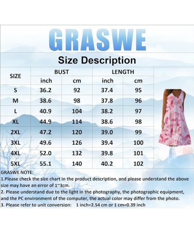 Women's Summer Sleeveless Beach Dresses Loose Plain Plus Size Swing Sundress Giraffe $17.09 Swimsuits