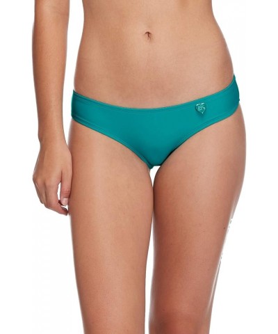 Women's Smoothies Eclipse Solid Surf Rider Bikini Bottom Swimsuit Peacock $16.96 Swimsuits