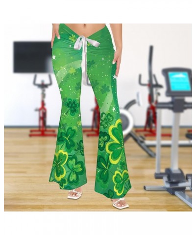 St Patricks Day Clover Leggings for Women Workout Running Legging Green Irish Yoga Pants for Gift and Parties Ag $15.12 Leggings