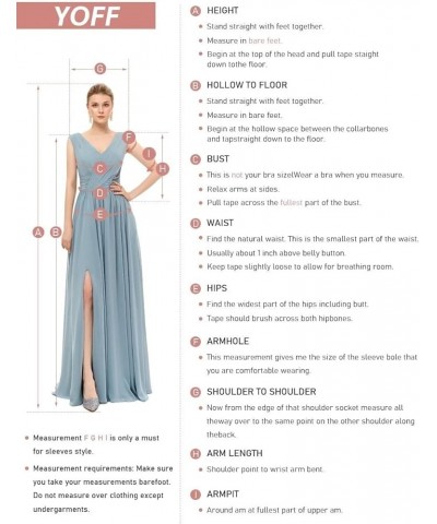 One Shoulder Bridesmaid Dresses with Slit Long A-line Pleated Chiffon Formal Party Dresses YO037 Dusty Blue $23.10 Dresses