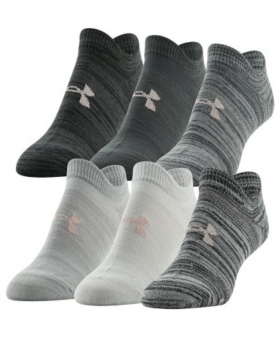 Women's Essential 2.0 Lightweight No Show Socks, 6-Pairs Locked-In Fit White/Halo Gray Assorted Locked-in Fit $9.46 Activewear