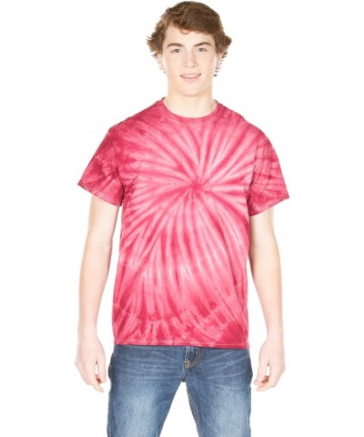 67 Tie-Dye Adult Vat-Dyed Cyclone Tee Maroon $8.01 T-Shirts