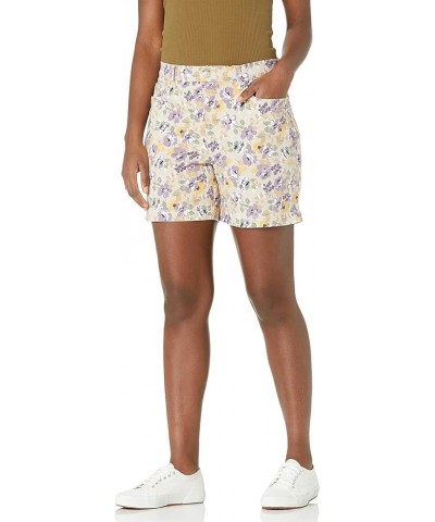 Women's Amanda Basic Jean Short Plus Size Stonewood Floral Romance $16.03 Shorts