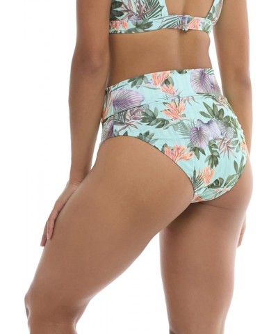 Women's Standard Rachel High Waisted Bikini Bottom Swimsuit Spearmint $30.26 Swimsuits