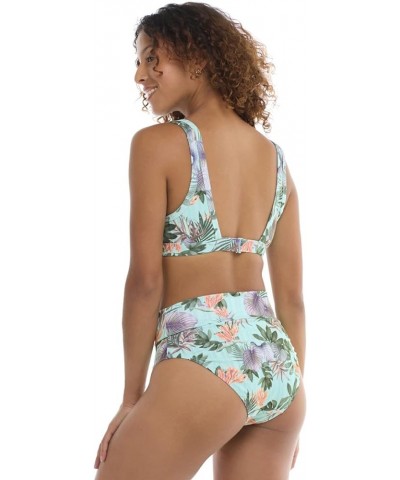 Women's Standard Rachel High Waisted Bikini Bottom Swimsuit Spearmint $30.26 Swimsuits