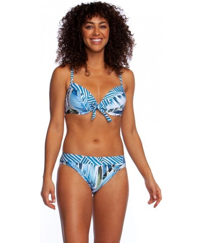 Women's Standard Underwire Hipster Bikini Swimsuit Top Blue//Two Cool $27.20 Swimsuits