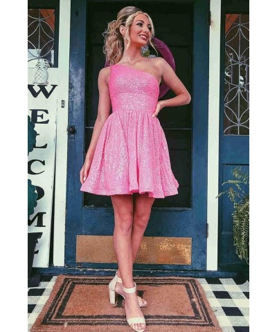 Sparkly Sequin Homecoming Dresses Short Prom Dresses V Neck Mini Cocktail Party Dress Burgundy $32.20 Dresses