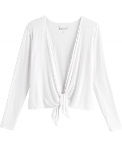 UPF 50+ Women's Vrae Everyday Fashion Wrap - Sun Protective White $50.00 Sweaters