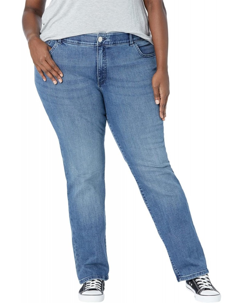 Women's Plus Size Ultra Lux Comfort with Flex Motion Straight Leg Jean Evolve 26W Petite $16.40 Jeans