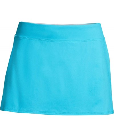 Womens Tummy Control Swim Skirt Swim Bottom Turquoise $27.77 Swimsuits