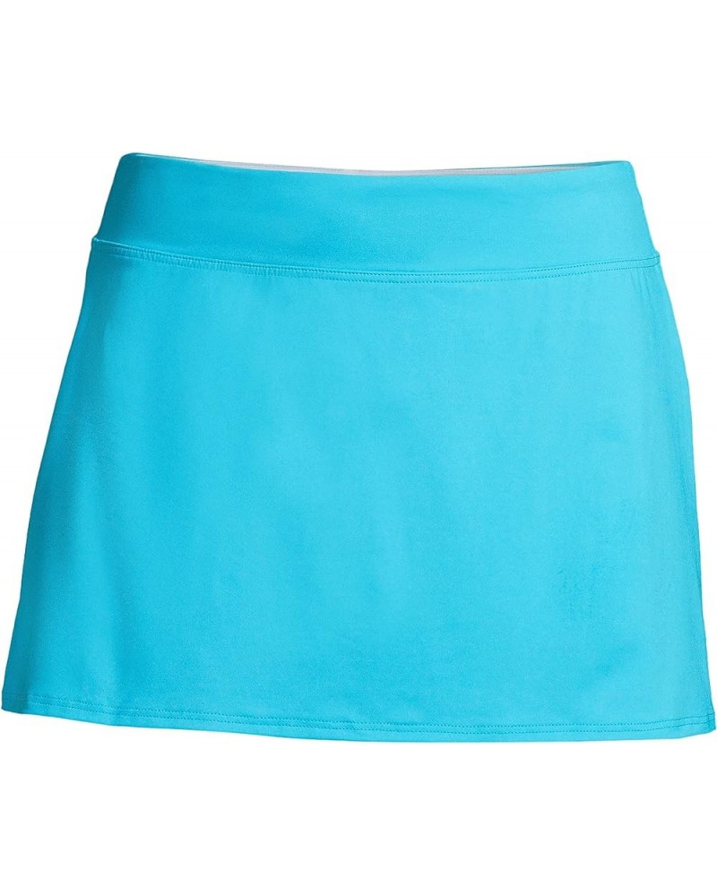 Womens Tummy Control Swim Skirt Swim Bottom Turquoise $27.77 Swimsuits