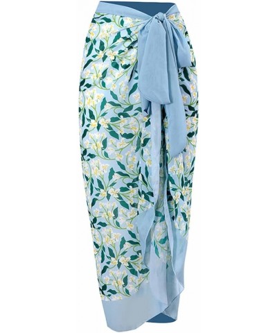 Traje de baño de dos piezas para Mujer, Falda Playa Traje baño Estampado Floral 2 piezas Traje baño Verano Playa A-356 Green ...