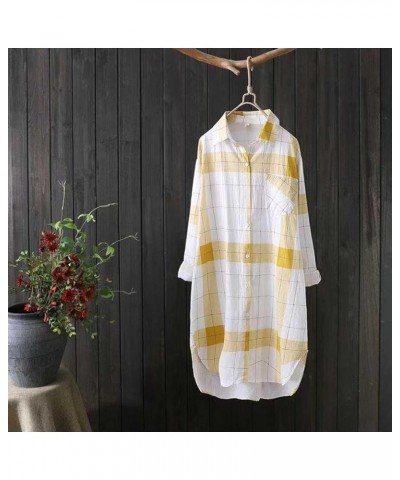 Cardigans for Women Shawl Collar 3/4 Sleeve T Shirts Lightweight Tie Dye Funny Tops Fall Loose Fit Blouse Coat 11-yellow $9.8...