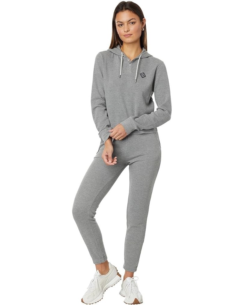 Women's Tippet Henley Hoody Heather Grey $28.96 Hoodies & Sweatshirts