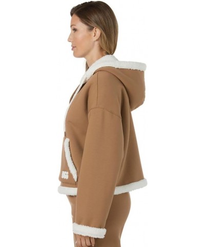 Women's Sharonn Bonded Fleece Pullover Sweater Chestnut $69.49 Jackets