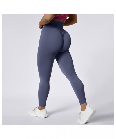 Womens Yoga Pants Plus Size Sports Tights Women's Tummy Control High Waist Capri Running Leggings Yoga Pants with Pocket Z-da...