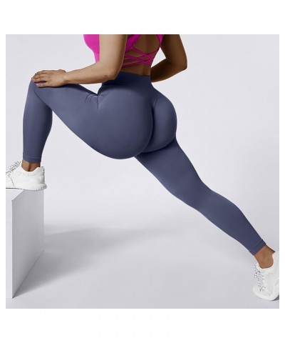 Womens Yoga Pants Plus Size Sports Tights Women's Tummy Control High Waist Capri Running Leggings Yoga Pants with Pocket Z-da...