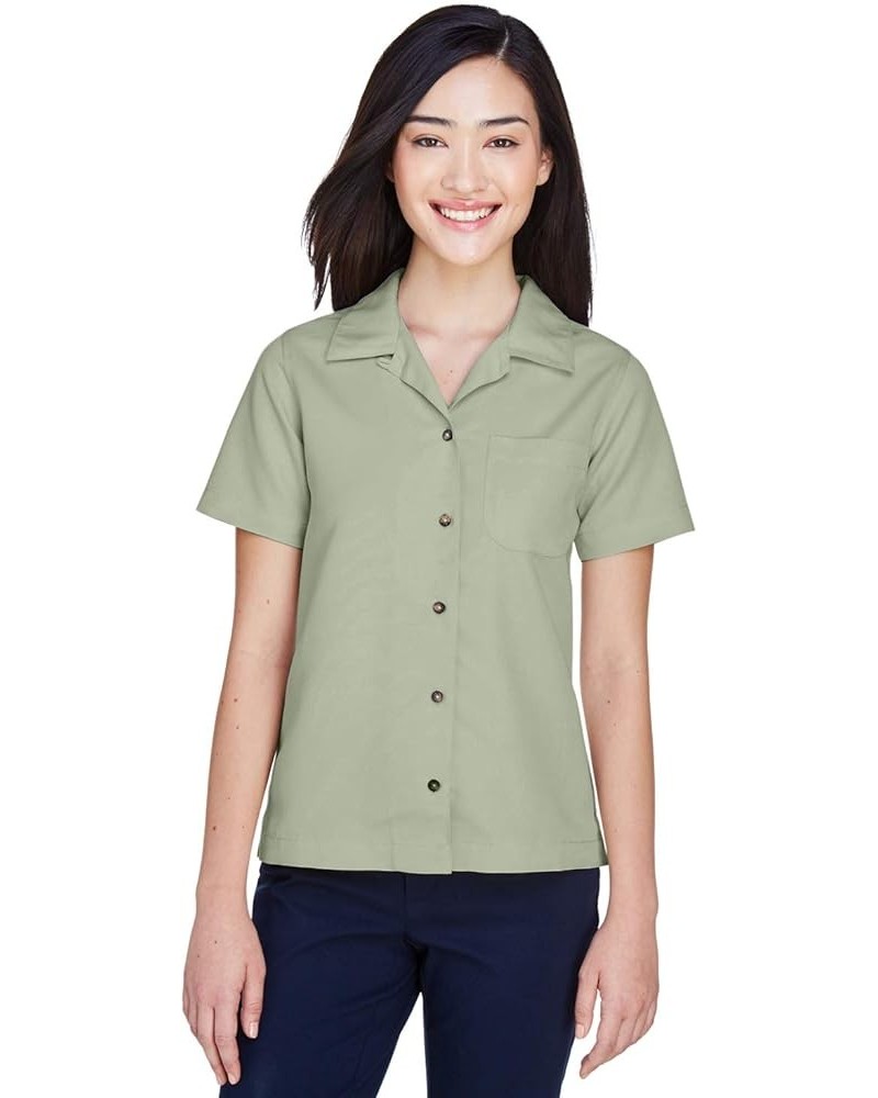 Cabana Breeze Camp Shirt (8981) Sage $9.80 Blouses