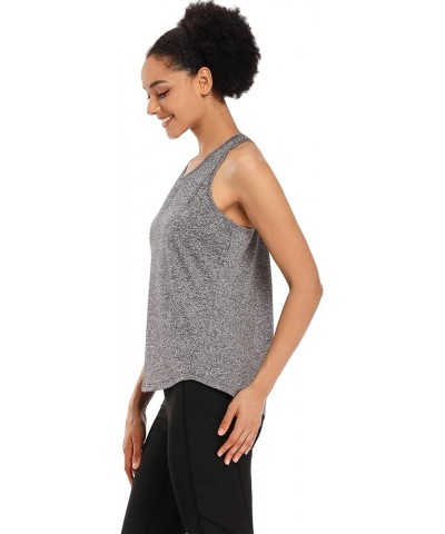 Womens Workout Tops Yoga Tank Tops-Sleeveless Exercise Athletic Gym Sport Shirts Racerback Tank Tops Grey $10.19 Activewear