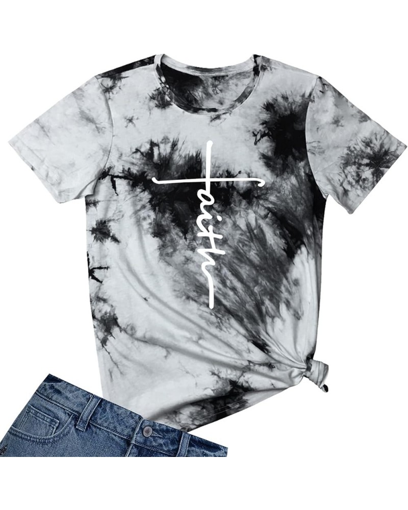 Women's Graphic Funny T Shirt Cute Tops Teen Girl Tees Tie Dye 13 $10.79 T-Shirts