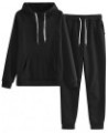 Plus Size Two Piece Sets For Women Casual Letter Graphic Hooded Sweatshirt Jogging Pant Sport Drawstring Tracksuits Black $15...