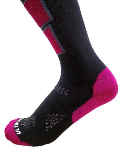 Womens Thermolite Ski Snowboard Warm Socks Raspberry $9.69 Activewear