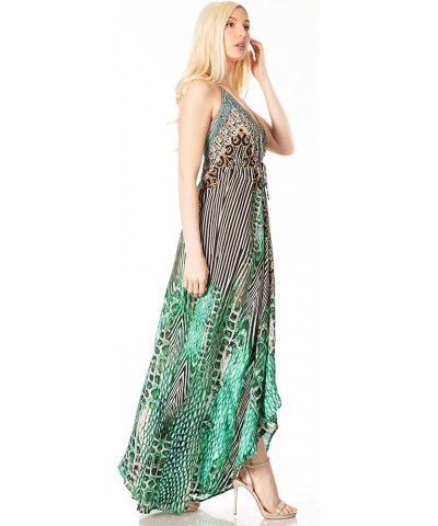 Lizi 2 Women's Maxi High-Low Halter Handkerchief Dress Beach Party Vacation 484 $30.00 Dresses