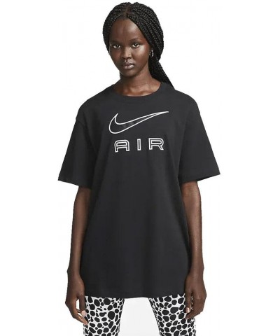 Air Women's Boyfriend T-Shirt Black $13.49 Activewear