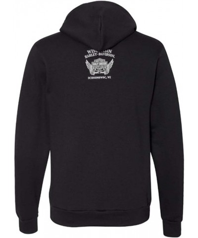 Harley-Davidson Women's Titanium Metallic Zip-Up Hooded Sweatshirt - Black Black $29.12 Hoodies & Sweatshirts