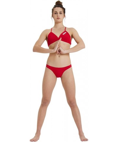 Women's Standard Team Swim Bottom Solid Red-white $20.19 Swimsuits