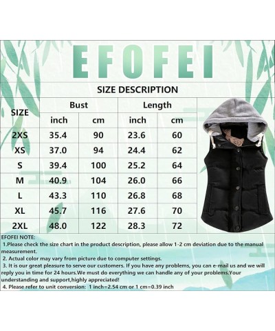 Womens Sleeveless Removed Hooded Slim Winter Quilted Puffer Vest Coat Army Green $28.90 Vests