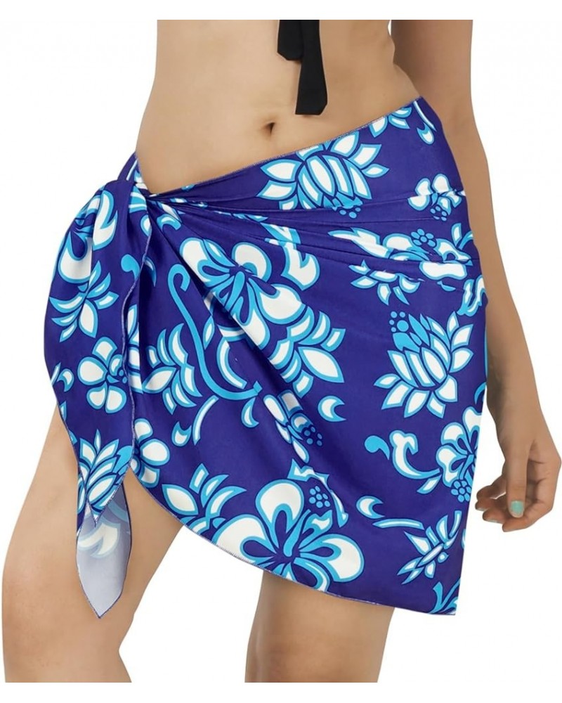 Women's Skirt Cover-Up Bikini Sarong Beach Wraps Summer Mini Pareos Beachwear for Women Royal, Tropical $9.35 Swimsuits