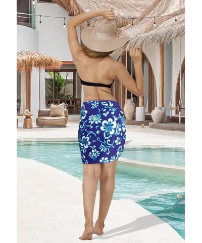 Women's Skirt Cover-Up Bikini Sarong Beach Wraps Summer Mini Pareos Beachwear for Women Royal, Tropical $9.35 Swimsuits