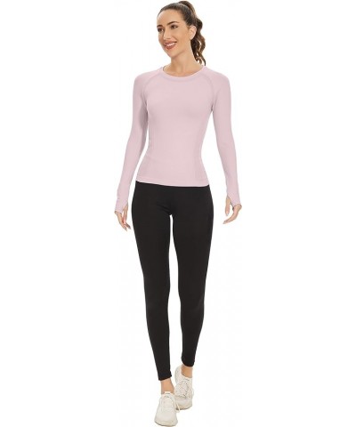 Workout Shirts for Women Long Sleeve, Workout Tops for Women, Quick Dry Gym Athletic Tops,Seamless Yoga Shirts Purple $18.49 ...