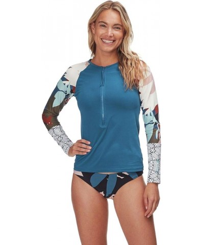 Women's Kona Rashguard Azul $29.67 Swimsuits