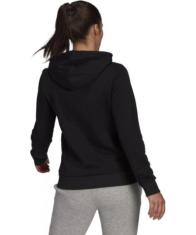 Women's Essentials Logo Fleece Hoodie Core Black/White $14.06 Activewear