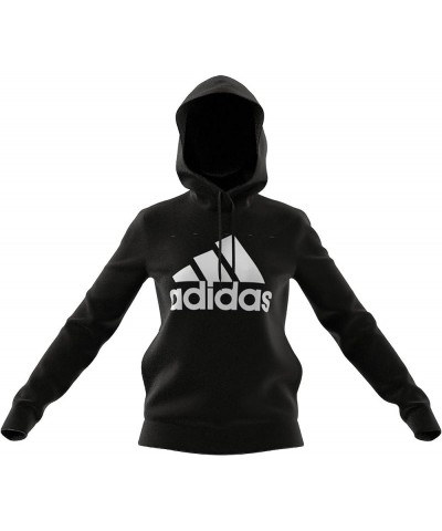 Women's Essentials Logo Fleece Hoodie Core Black/White $14.06 Activewear