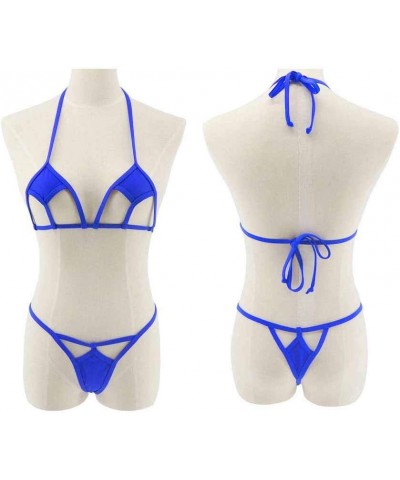 Womens Exotic Micro Bikini Set Sunbath Beach Swimming Swimwear G-String Swimsuit 17105 $14.24 Swimsuits