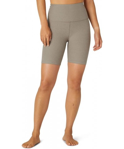 Women's Spacedye High Waisted Shorts Birch Heather $31.32 Activewear